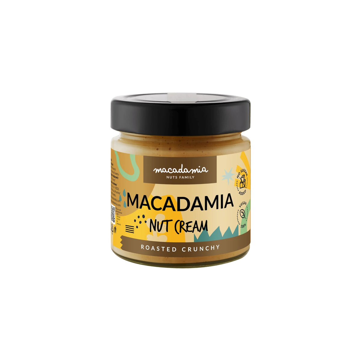 Macadamia nuts family traškus makadamijų riešutų kremas, 180 g