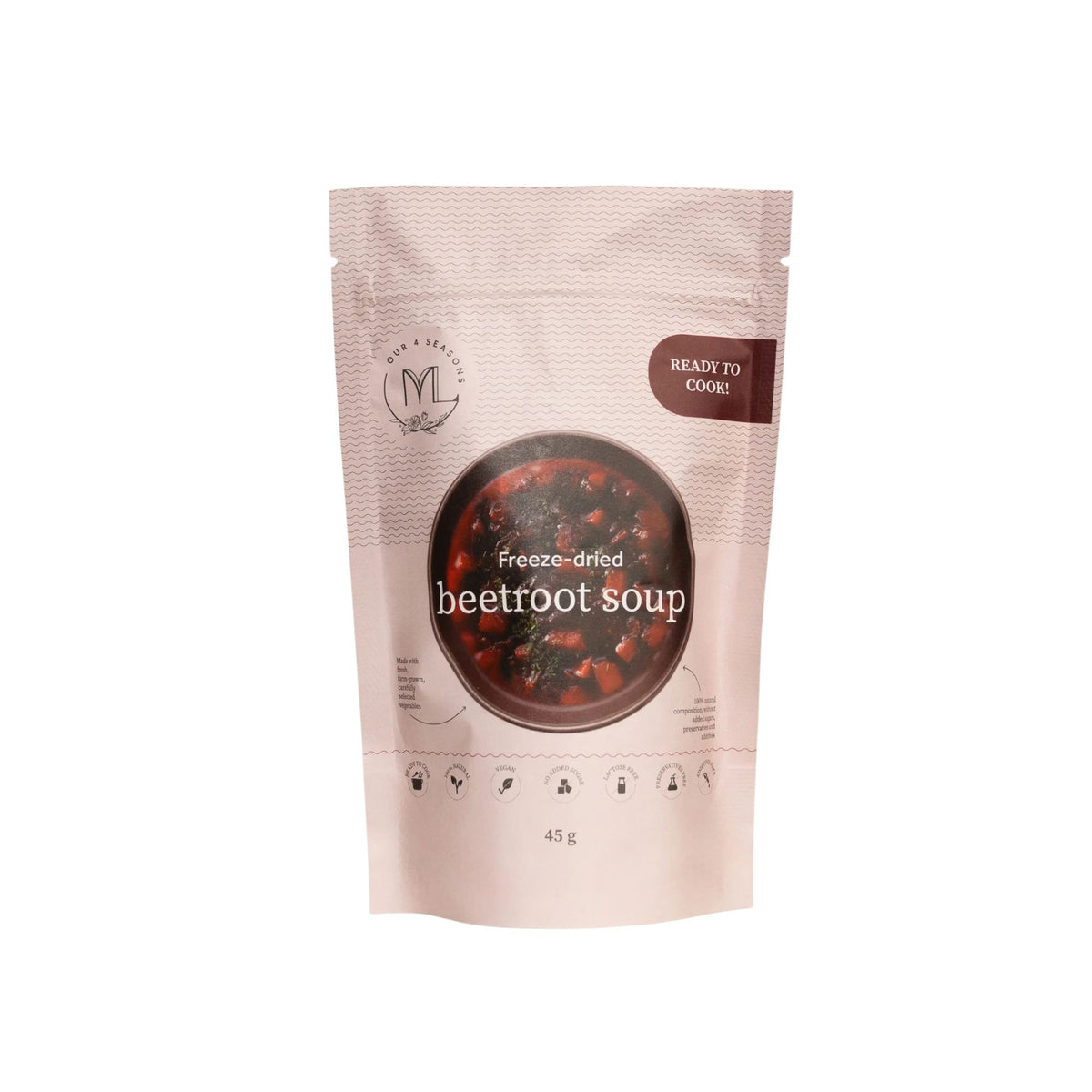 Liofilizuota burokėlių sriuba, 45 g