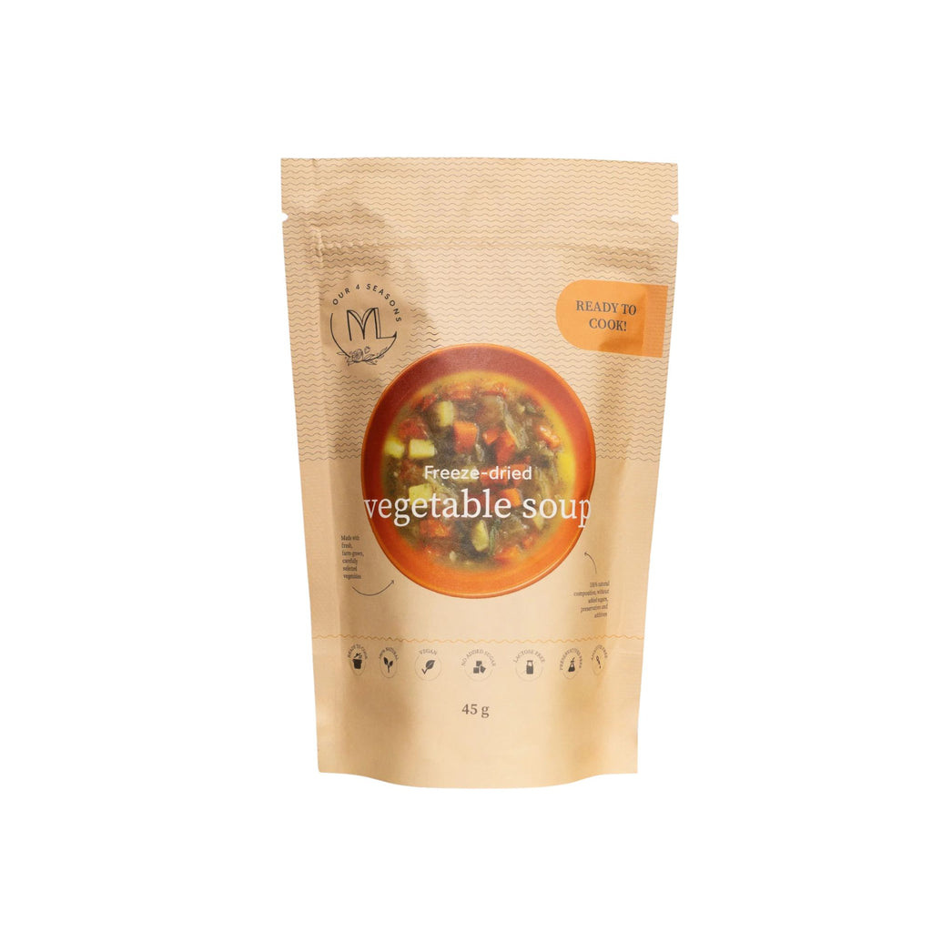 4 Sezonai liofilizuota daržovių sriuba, 45 g