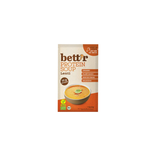 Bett'r food baltyminė sriuba su raudonaisiais lęšiais, 30 g 