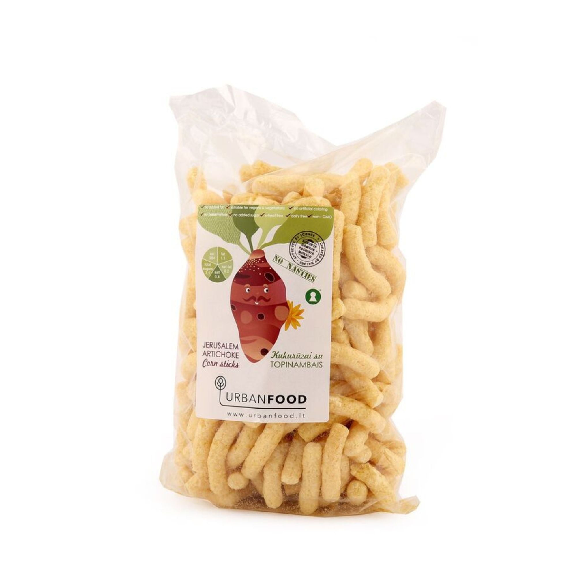 Urban food kukurūzų lazdelės su topinambais, 100 g